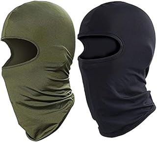 Protection solaire uv, cagoule intégrale unisexe, coupe-vent, sports de plein air, ski, 2 pièces, noir et vert, vert et noir, 38. Diaytar : Qualité professionnelle, prix grand public