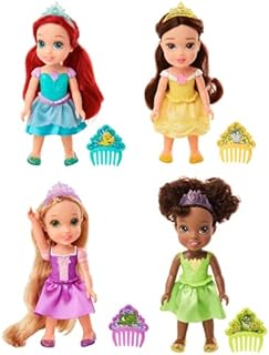 Mini poupées disney princess bodies ariel à paillettes multicolore produits de beauté-123
