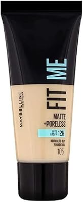Fond de teint maybelline fit me matte - 105 ivoire naturel, 30 ml