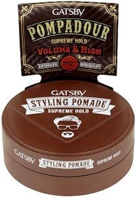 Pommade coiffante à base d'eau gatsby supreme hold pour coiffures épaisses, 75 g.