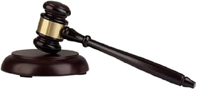 Marteau et bloc en bois, marteau en bois avec bloc pour juge avocat