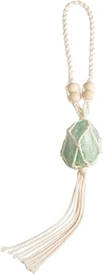 2 pièces cristaux de fluorite verte guérison feng shui suspendus ornement de voiture