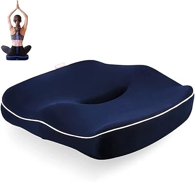 Coussin de siège de coccyx en mousse à mémoire de forme pour chaise