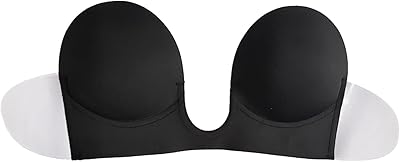 Soutien-gorge dos nu avec côtés adhésifs, soutien-gorge dos nu en forme de u
