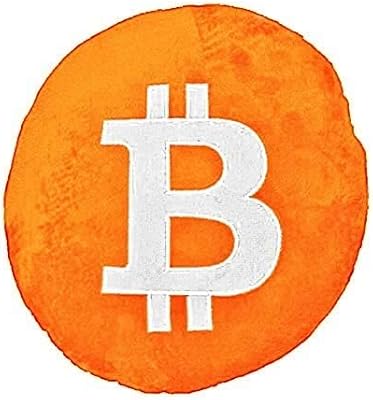 Bitcoinmerch.com - oreiller ovale en peluche bitcoin orange avec logo brodé décoration de crypto-monnaie. Explorez un monde de bonnes affaires sur Diaytar Sénégal