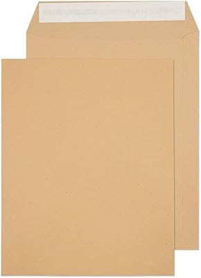 Enveloppes postales marron a5 254 x 176 mm enveloppes auto-scellantes pour le courrier