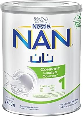 Nestlé nan comfort 1 initial lait en poudre pour coliques et constipation