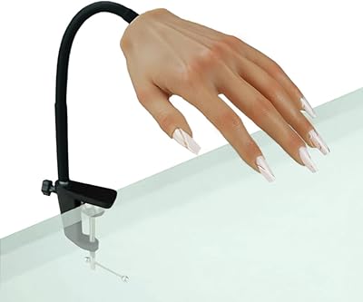 Ppvwey nail art acrylique, peinture à la main en silicone avec support pliable