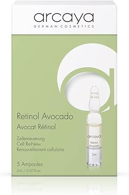 Ampoule faciale arcaya rétinol avocat | pour la régénération cellulaire et la peau