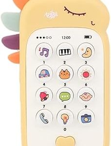 Amerteer téléphone portable jouet pour les tout-petits de 2 à 5 ans avec musique légère et sons, anneau de dentition en silicone, jouet multifonction pour bébé, nourrissons, tout-petits de 6 mois et plus. Diaytar : Parce que vous méritez le meilleur sans vous ruiner