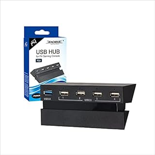 Hub usb 5 en 1 pour sony playstation 4 ps4