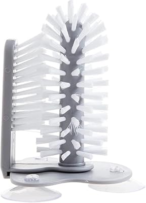 Lave-verre avec brosse à poils double face de nettoyage de bouteille d'eau