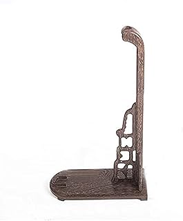 Support pour épée katana en bois massif avec support vertical de samouraï