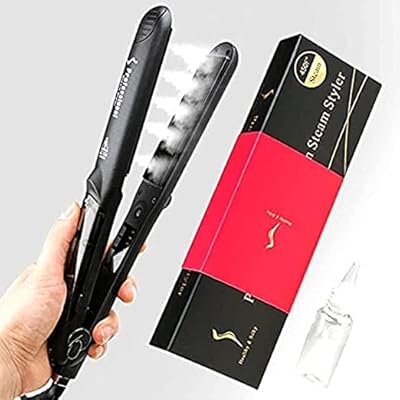 Lisseur à vapeur professionnel durisilk, lisseur à vapeur professionnel 2 en 1 en