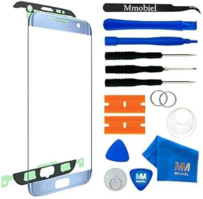 Protecteur d'écran avant en verre m-mobile compatible avec l'écran tactile samsung galaxy s7