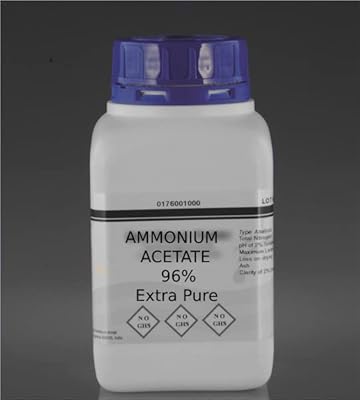 500 grammes d'acétate d'ammonium ultra-pur à 96 % ch3.coonh4 réactif de laboratoire