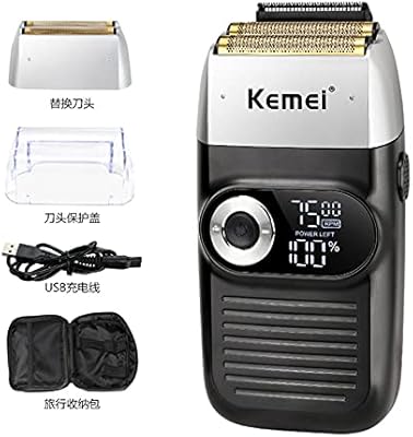 Lapemos km-2026 kemei km-2026 batterie au lithium grande capacité et écran lcd 2-en-1 en acier inoxydable noir. Le discount haut de gamme, c'est possible avec Diaytar