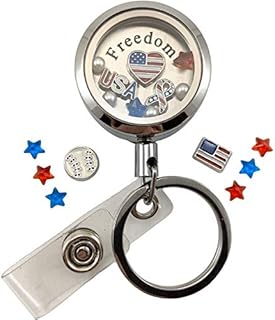 Une pièce personnalisée avec couvercle à vis robuste et porte-clés rétractable avec porte-badge