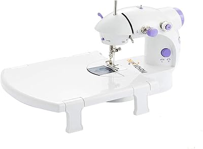Mini machine à coudre portative morim kids pour débutants avec table d'extension, machine