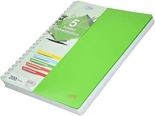 Fis 5 petites pages perforées fsub5spppa couverture de livre universitaire de 200 feuilles