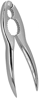 Casse-noisette en aluminium argenté, taille 1,9 x 6,8 x 22,5 cm de metaltex