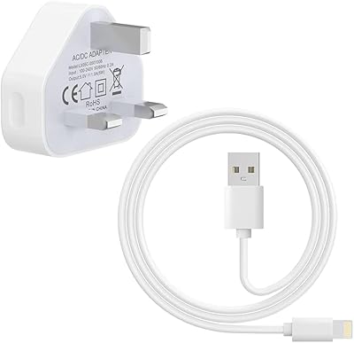Adaptateur de chargeur mobile hichopo, chargeur usb avec câble de 3 pieds