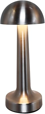 Lampe de table led industrielle sans fil badum, alimentée par batterie rechargeable, capteur