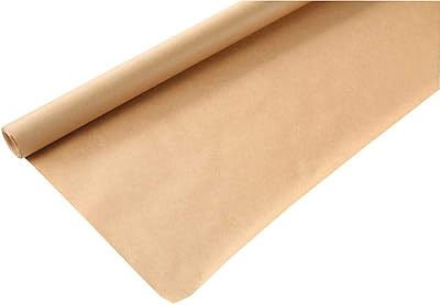 Party time - papier à rouler kraft 10 cm - marron