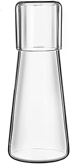 Ensemble de pichet à eau de chevet transparent nilabelle avec tasse en verre