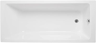 Robinet de salle de bain en acrylique blanc vitra 170x75cm sans trou