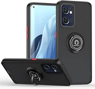 Yimico coque pour oneplus nord ce2 coque en métal avec anneau de support