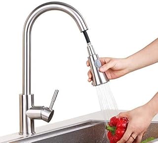 Robinet de cuisine professionnel à économie d'eau, robinet d'eau chaude et froide