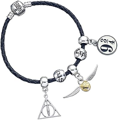Bracelet de magicien noir harry potter avec 3 breloques et perles magiques. La marketplace qui fait du bien à votre budget : Diaytar
