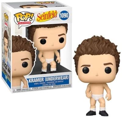 Funko pop! tv : seinfeld - kramer en sous-vêtements, figurine en vinyle exclusive