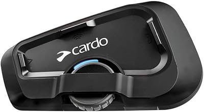 Système de communication bluetooth bidirectionnel pour moto cardo system freecom 2x - noir