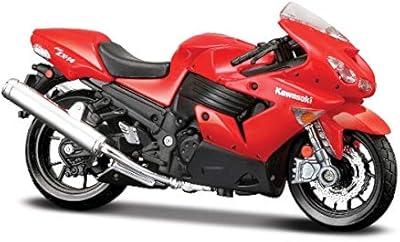 Moto maisto m34007-06187 kawasaki ninja zx-14r, couleurs assorties