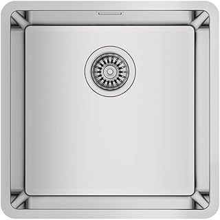 Évier teka be linea rs15 40,40 en acier inoxydable avec cuve simple \"garantie