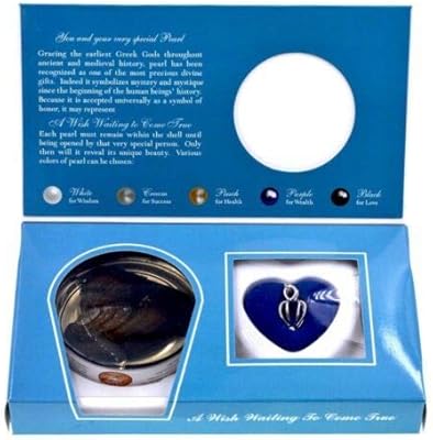 Ensemble de colliers de perles love wish par dorleona - bleu, perle