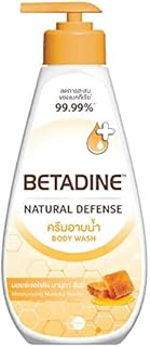 Nettoyant pour le corps betadine natural defense au miel de manuka - 500