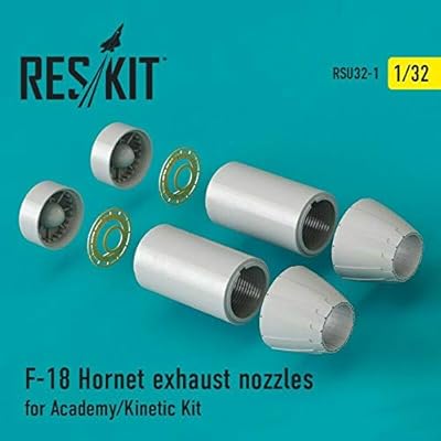 Réinitialisation des buses d'échappement hornet rsu32-0001 1-32 f-18 academy-détails en résine du kit
