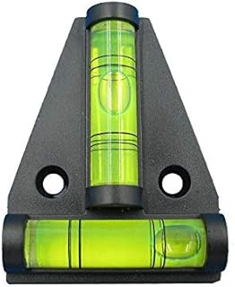Niveau à bulle polyvalent en forme de t soldottm pour nivellement d'angle (noir)