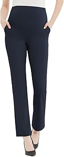 29"/31" pantalon de travail de maternité extensible droit sur le ventre pantalon