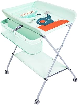 Table à langer durable asher pour nouveau-nés et tout-petits, table d'activités et table
