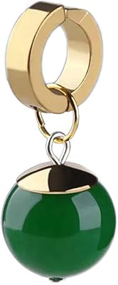 Boucles d'oreilles pendantes en agate zamasu en cristal goku 1 pièce