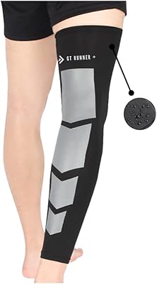Manchon de compression de jambe durable pour hommes et femmes, soutien du genou