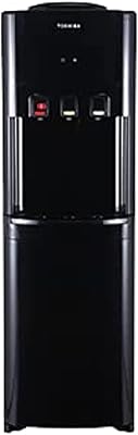 Distributeur d'eau à chargement par le dessus toshiba avec options d'eau chaude, froide