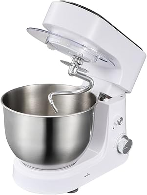 Mélangeur sur pied 5 litres, 800 watts, 6 vitesses, tête inclinée pour cuisine