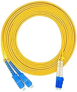Câble à fibre optique duplex monomode 9/125 lc vers sc cordon de brassage