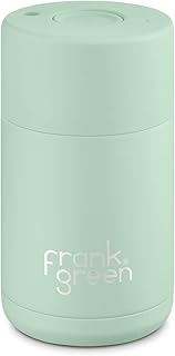 Bouteille en céramique réutilisable frank greene avec bouchon à bouton-poussoir 10oz 295ml