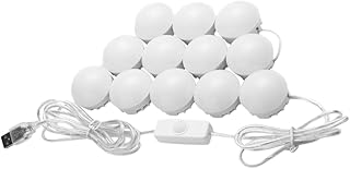 Osaladi 12 ampoules led pour miroir de bureau, commodes blanches, luminaires de vanité